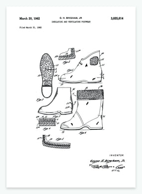 støvler | PATENTPLAKAT - decoARTE