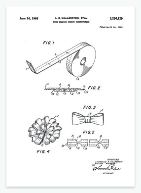 sløjfebånd | PATENTPLAKAT - decoARTE