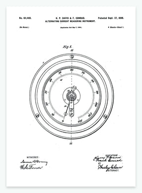 måleinstrument | PATENTPLAKAT - decoARTE