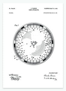 Spil | Smukt patent til din væg | plakat | poster - decoARTE