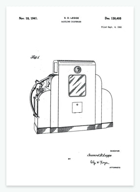 benzinpumpe | PATENTPLAKAT - decoARTE