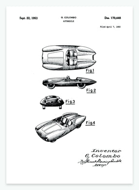 automobil | PATENTPLAKAT - decoARTE